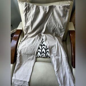 J. Jill Essential Cotton-Stretch Pants in Beige